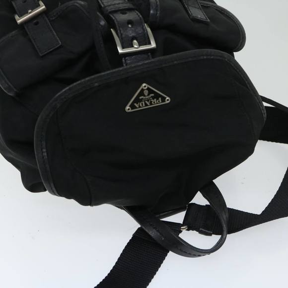 PRADA Backpack Nylon Black Auth yk10964 - Picture 6 of 16